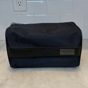 Jimmy Choo Travel Bag Men's Navy Blue Travel Cosmetic Toiletry Bag Case